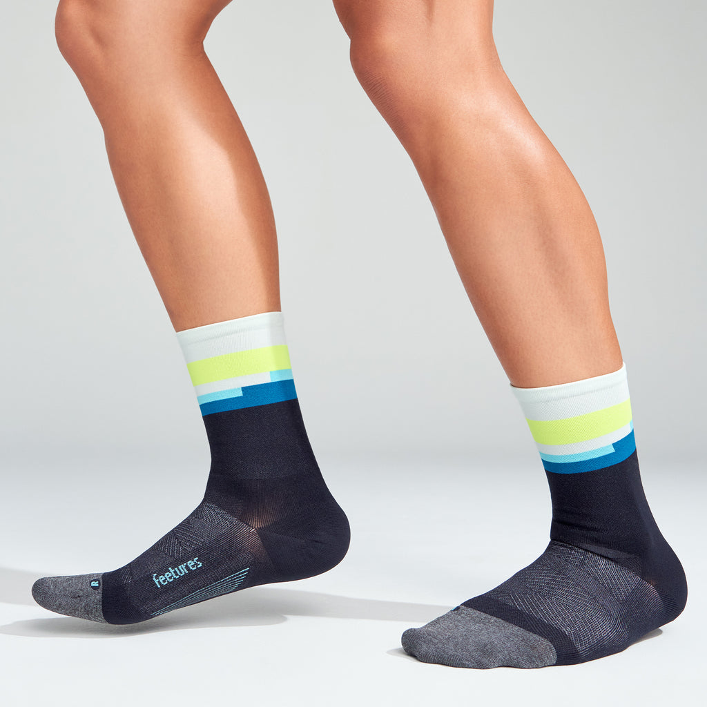 Feetures Elite Ultra Light Cushion Mini-Crew - Illuminate
