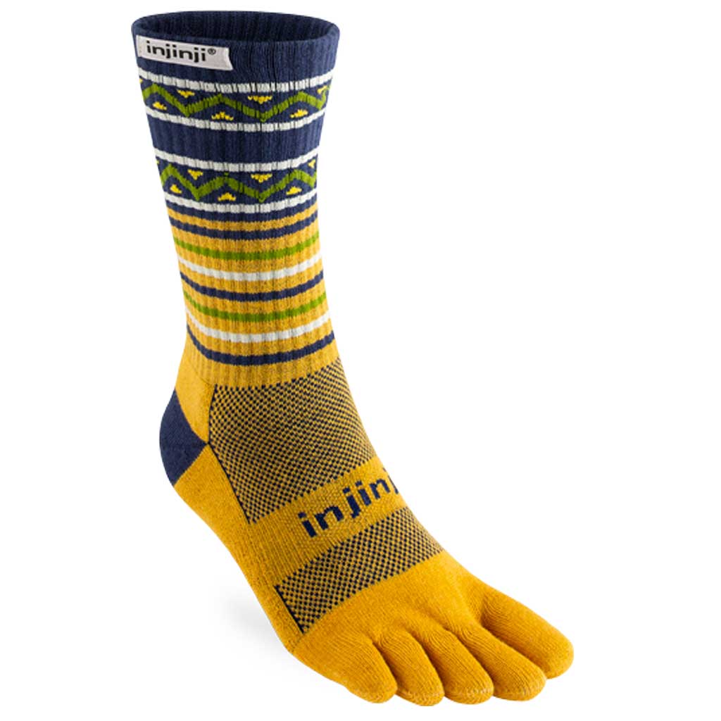 Injinji Spectrum TRAIL Midweight Crew Running Socks