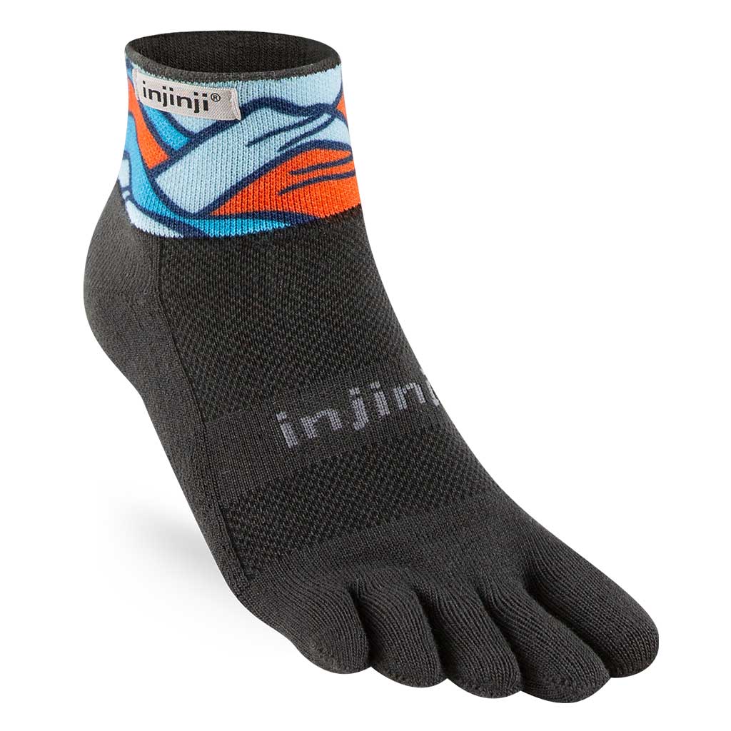 Injinji TRAIL Midweight Mini-Crew Running Socks