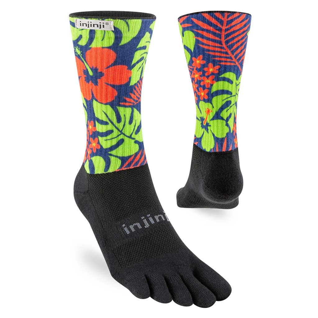 Injinji Spectrum TRAIL Midweight Crew Running Socks