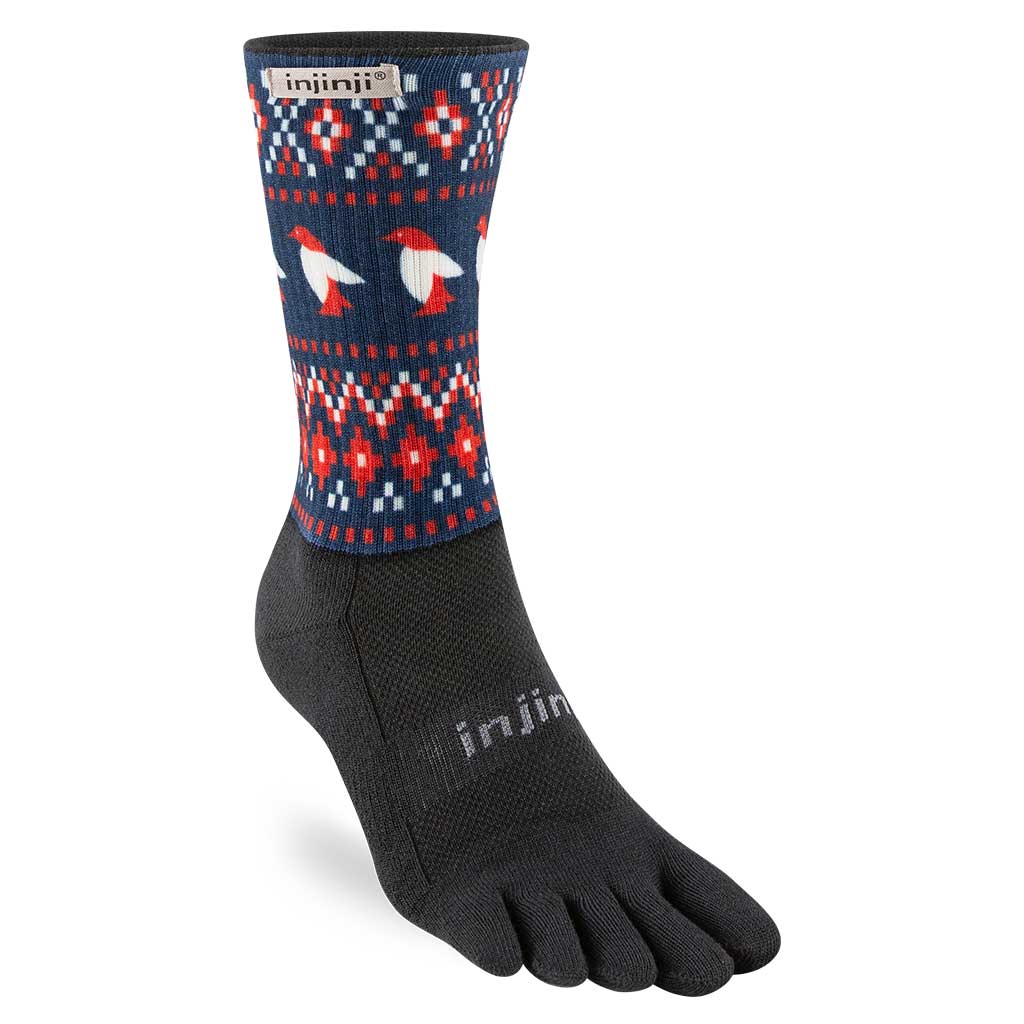 Injinji Spectrum TRAIL Midweight Crew Running Socks