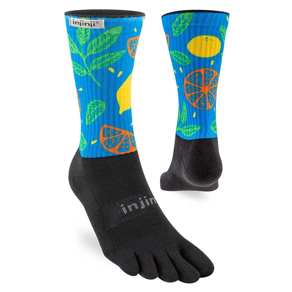 Injinji Spectrum TRAIL Midweight Crew Running Socks