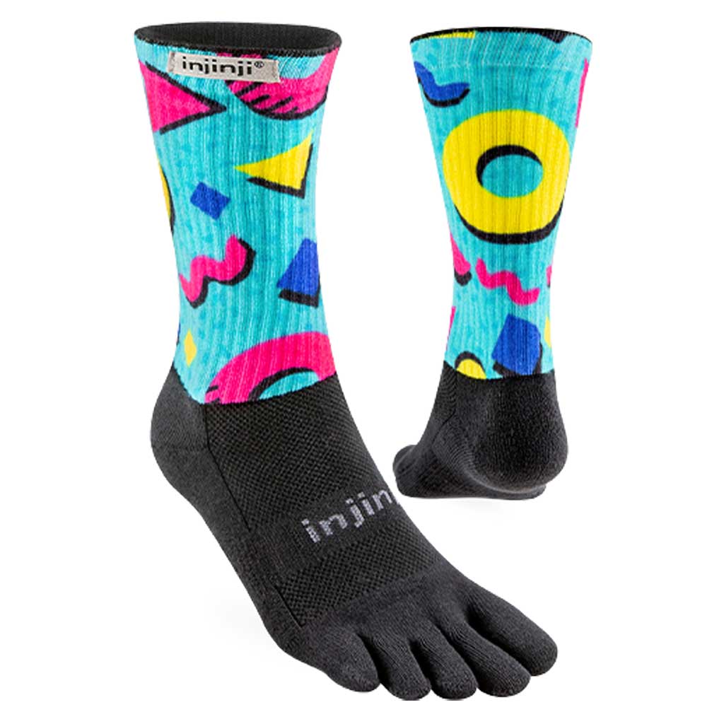 Injinji Spectrum TRAIL Midweight Crew Running Socks