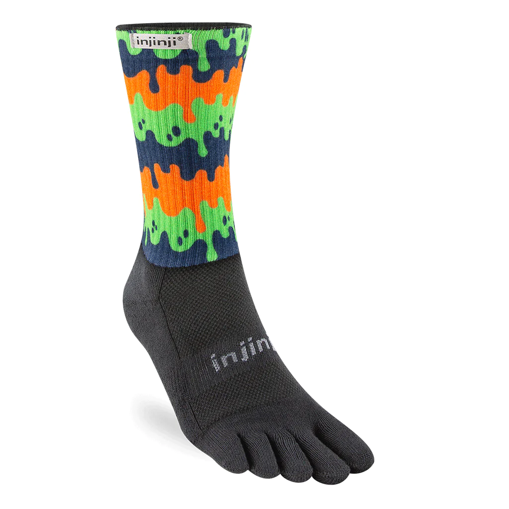 Injinji Spectrum TRAIL Midweight Crew Running Socks