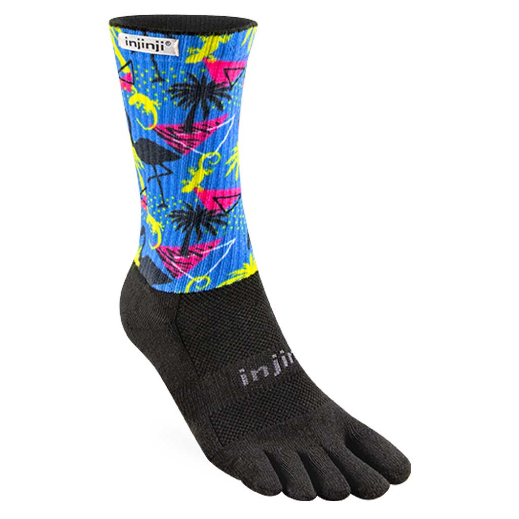 Injinji Spectrum TRAIL Midweight Crew Running Socks