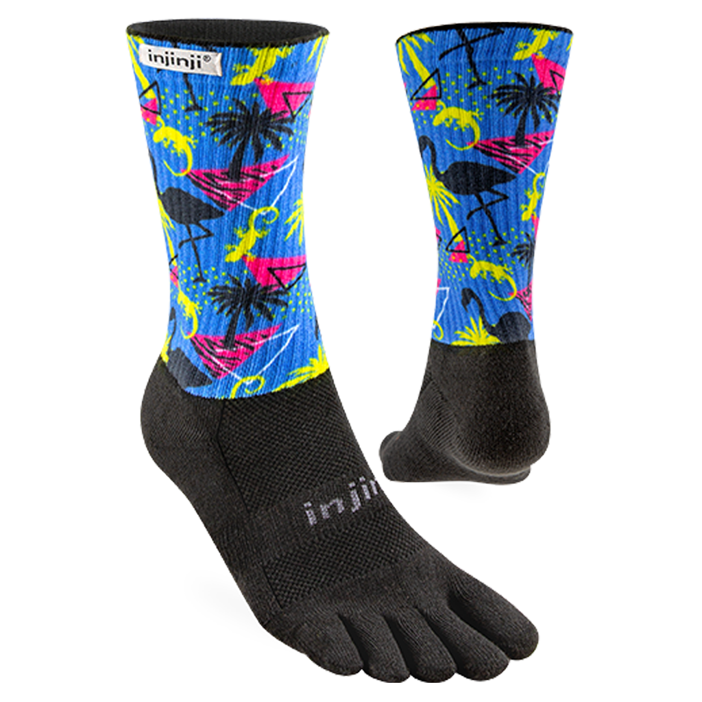 Injinji Spectrum TRAIL Midweight Crew Running Socks