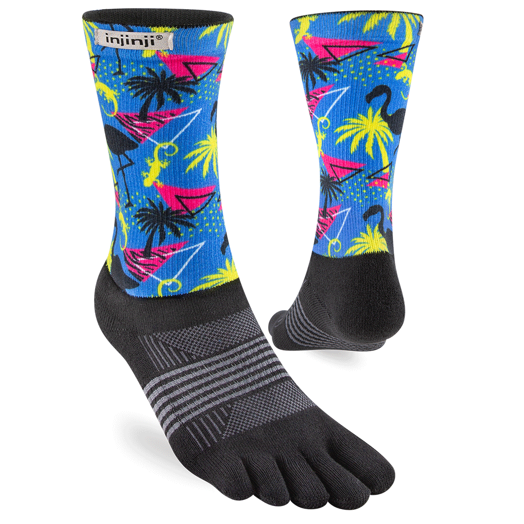 Injinji TRAIL Women&#39;s Specific Midweight Crew Running Socks