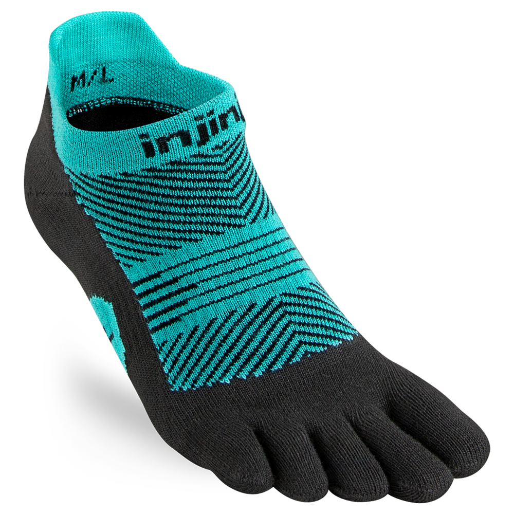 Injinji Womens RUN Lightweight No-Show Running Socks