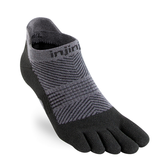 Injinji Womens RUN Lightweight No-Show Running Socks