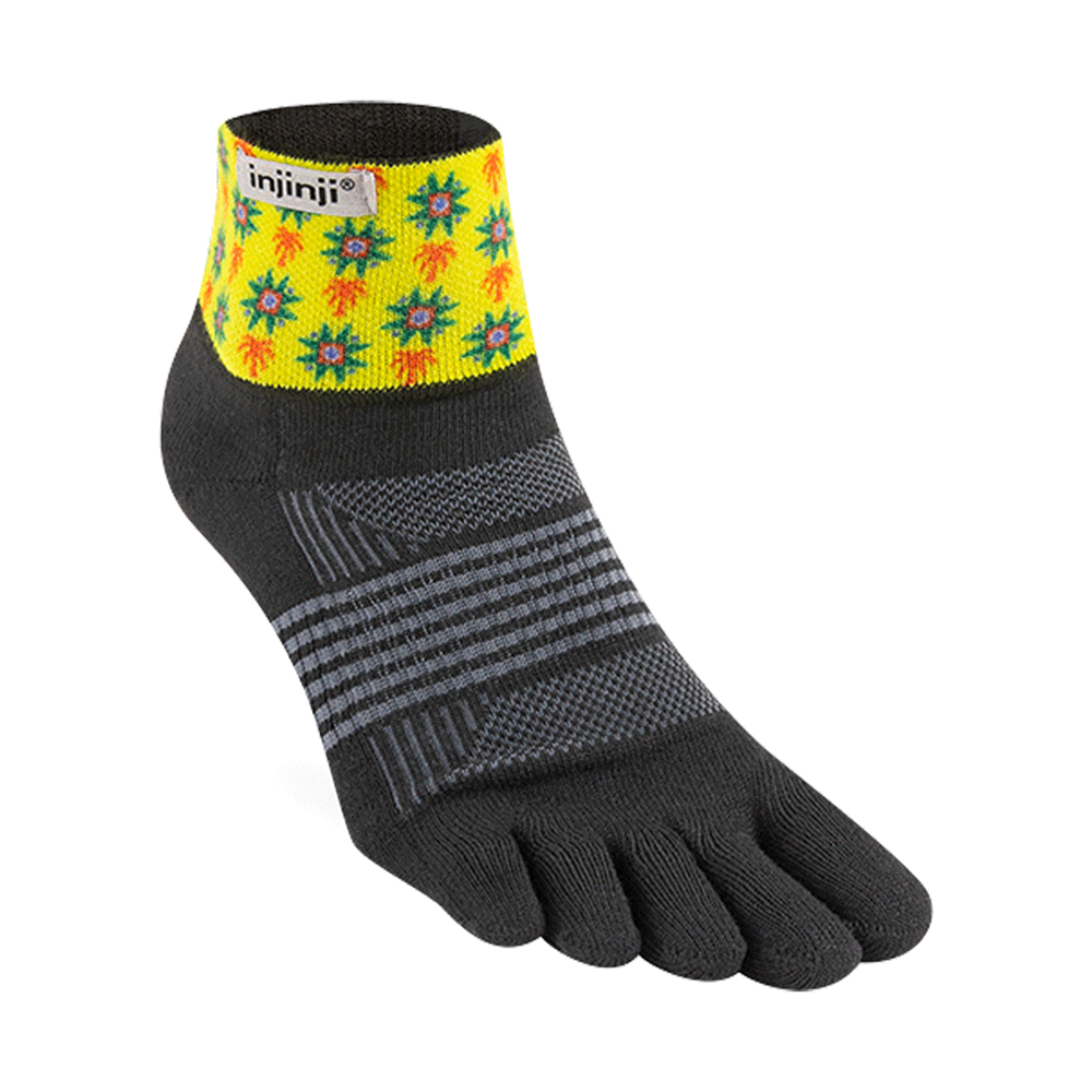 Injinji Artist Designed Women&#39;s Trail Mini-Crew Toesocks