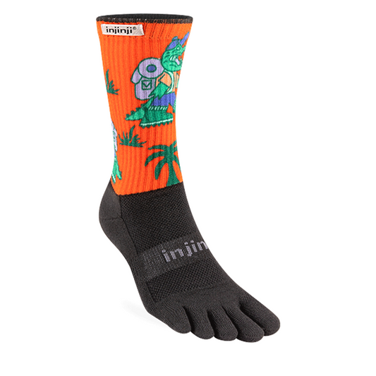 SALE: Injinji Artist Designed Men's Trail Midweight Crew Toesocks