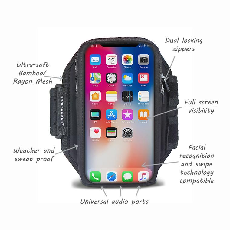 Armpocket X Plus Running Armband for iPhone, Galaxy &amp; More