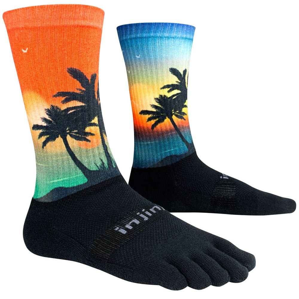 Injinji Spectrum TRAIL Midweight Crew Running Socks