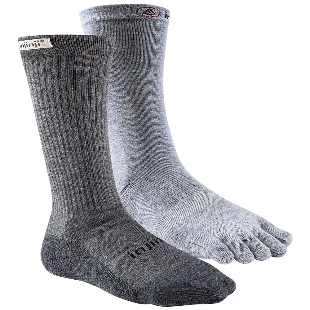 Injinji OUTDOOR HIKER + LINER Men&#39;s Crew Running Socks