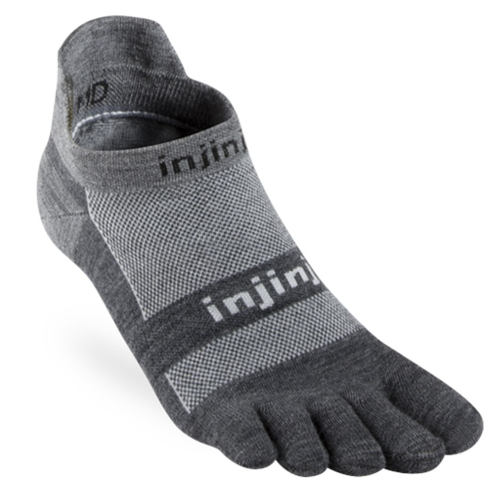 Injinji RUN Lightweight No-Show NuWool Running Socks