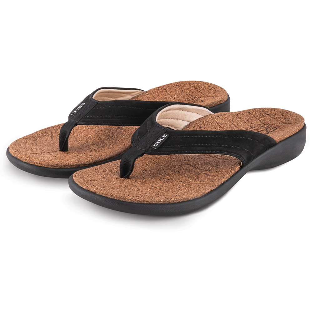 Sole cork flip flops sales