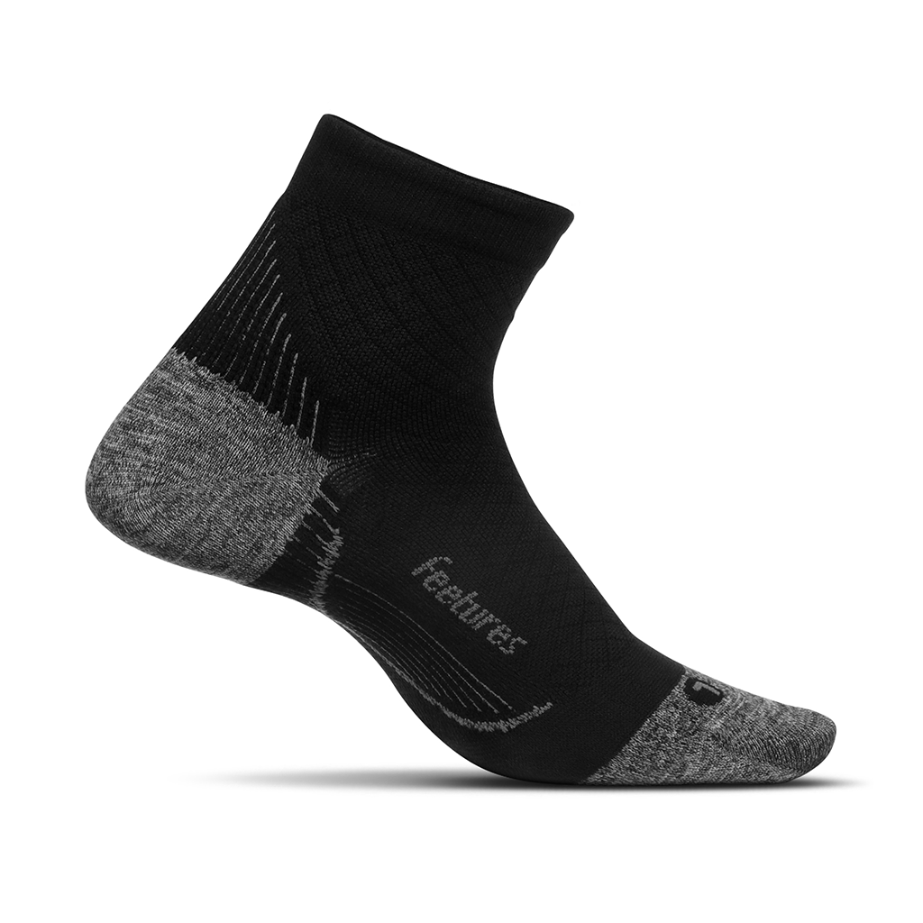 Feetures Plantar Fasciitis Compression Sock Ultra Light Quarter