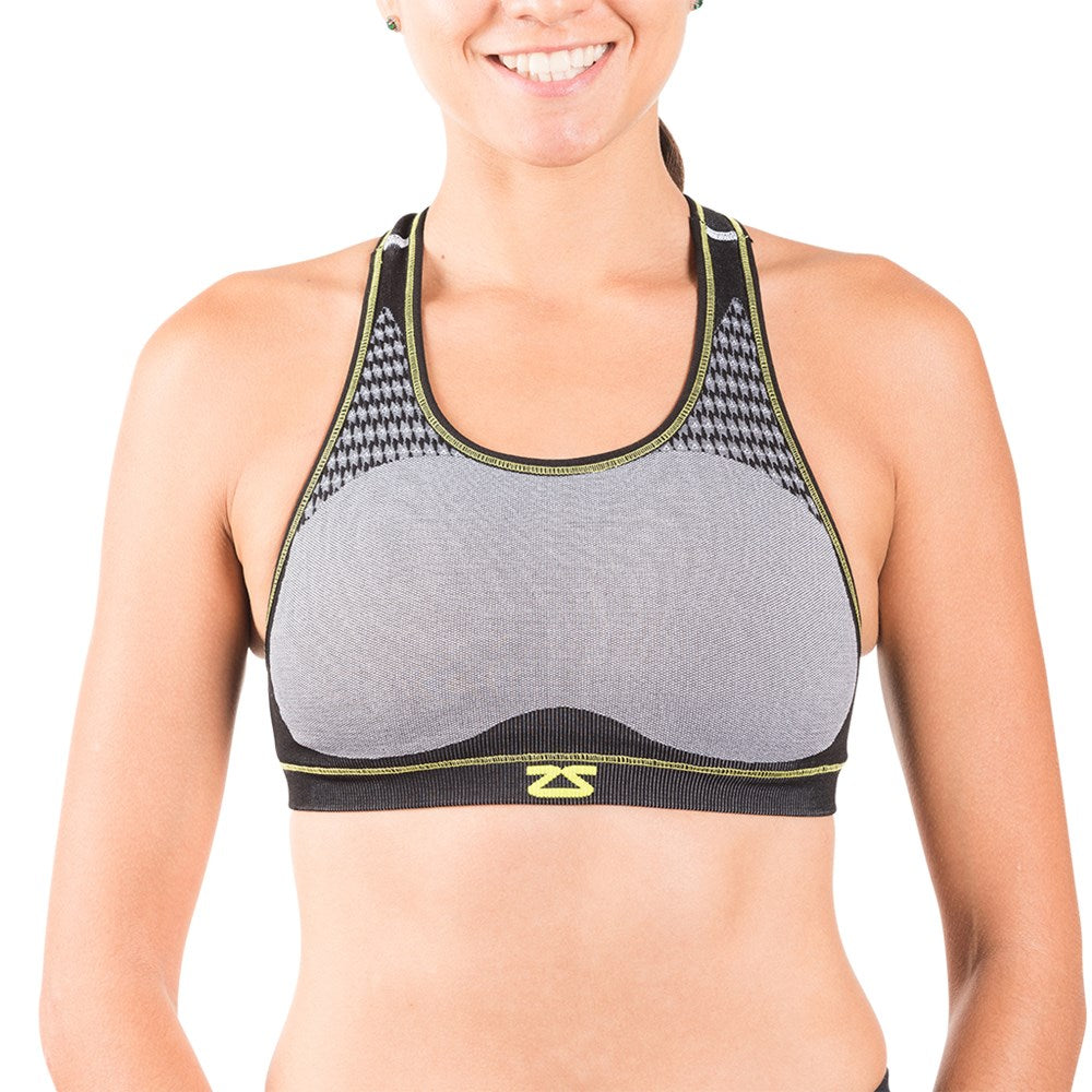 Zensah POP Seamless Running Sports Bra