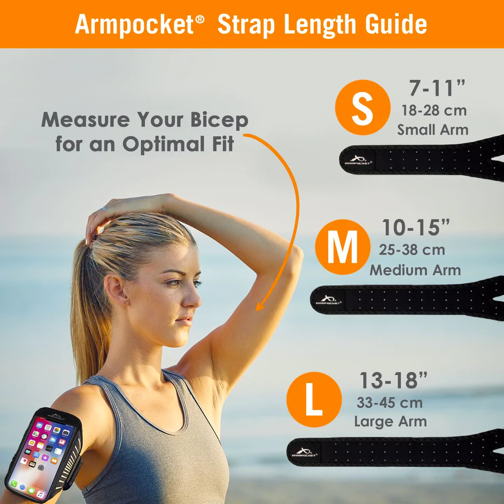 Armpocket Racer Slim Running Armband for iPhone, Galaxy &amp; More