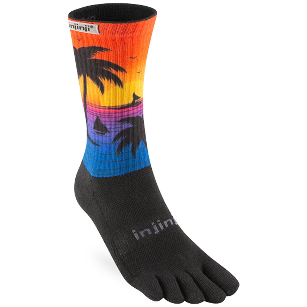 Injinji Spectrum TRAIL Midweight Crew Running Socks