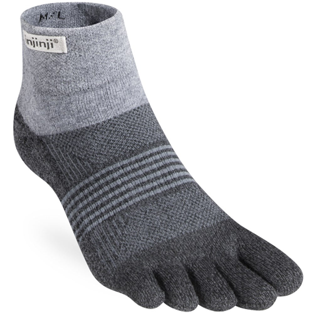 Injinji TRAIL Women&#39;s Specific Midweight Mini-Crew Running Socks